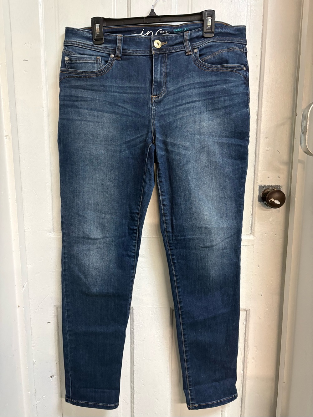 Inc Blue Skinny Fit Jeans Sz 14